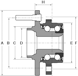 Third generation hub unit